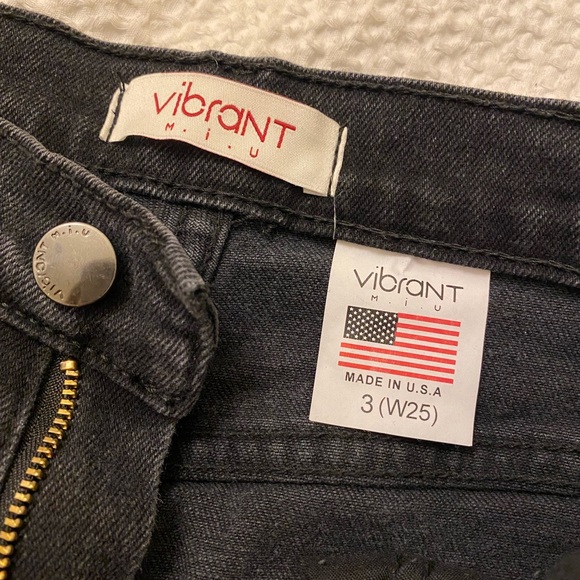 Black High waisted ripped mom jeans - size 3 - Picture 3 of 4